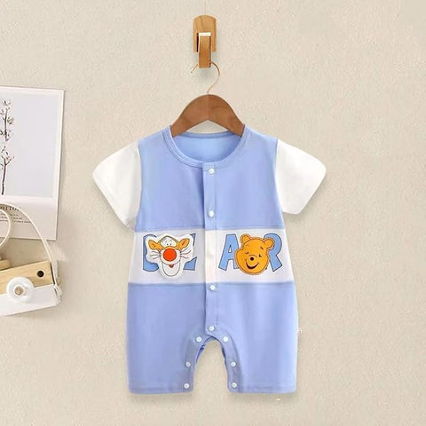 Newborn to Toddler Baby Boy Cotton Half Length Romper