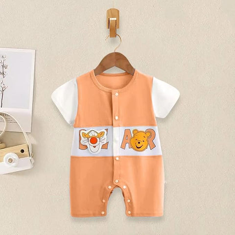 Newborn to Toddler Baby Boy Cotton Half Length Romper