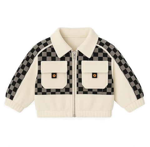Kids Full Sleeve Winter Warm Quilted Zipper Jacket for Boys & Girls 1 to 5 Years