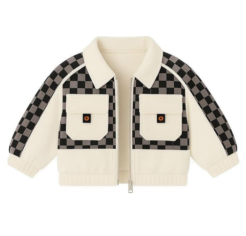 Kids Full Sleeve Winter Warm Quilted Zipper Jacket for Boys & Girls 1 to 5 Years