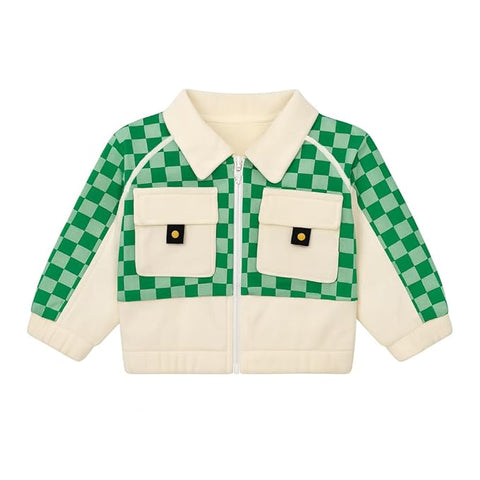 Kids Full Sleeve Winter Warm Quilted Zipper Jacket for Boys & Girls 1 to 5 Years