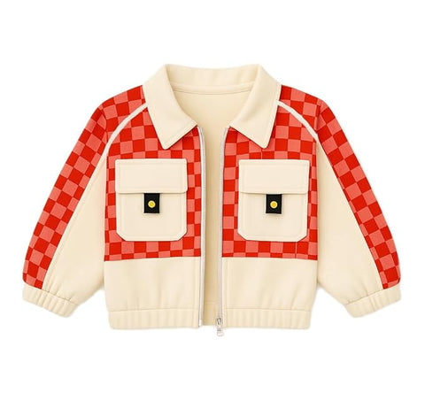 Kids Full Sleeve Winter Warm Quilted Zipper Jacket for Boys & Girls 1 to 5 Years