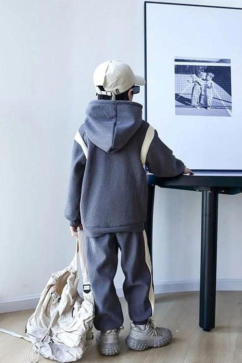 Kids Panda Hoodie Winter Set