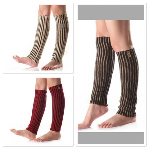Knitted Woolen Thermal Warm Paradise Long Footless Socks Leg Warmer for Women & Girls