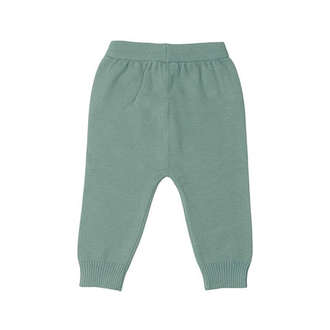 Kid's Cartoon Bear Knitted Warm Woolen Sweater Tshirt and Joggers Pant Winter Co-ord Set