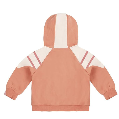 Kid's Winter Warm Fleece Front Open Zipper Hoodie Sweatshirt Jacket