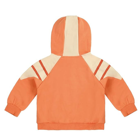 Kid's Winter Warm Fleece Front Open Zipper Hoodie Sweatshirt Jacket
