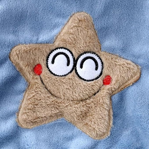 Kid's Smiling Star Warm Fleece Pullover Sweatshirt Hoodie  and Jogger Set