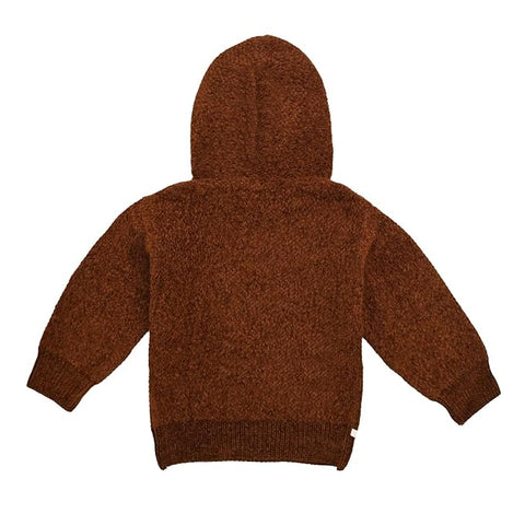 Solid Wool Kid's Full Sleeve Warm Winter Sweater Hoodie Sweatshirt Pullover