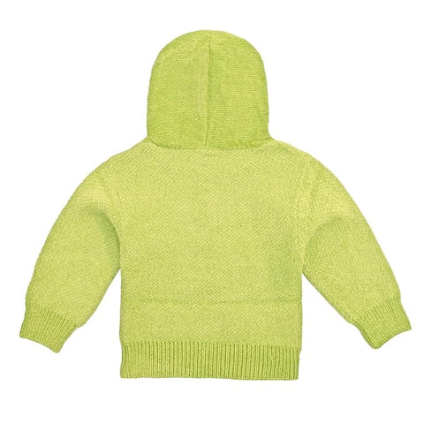 Solid Wool Kid's Full Sleeve Warm Winter Sweater Hoodie Sweatshirt Pullover