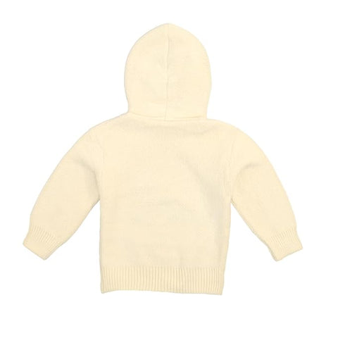 Solid Wool Kid's Full Sleeve Warm Winter Sweater Hoodie Sweatshirt Pullover