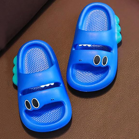 Cute Froggy Cartoon Kids Open Toe Slip on Clogs Sandal Slipper Slide