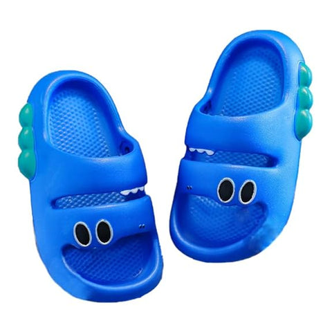 Cute Froggy Cartoon Kids Open Toe Slip on Clogs Sandal Slipper Slide