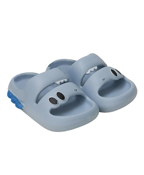 Cute Froggy Cartoon Kids Open Toe Slip on Clogs Sandal Slipper Slide