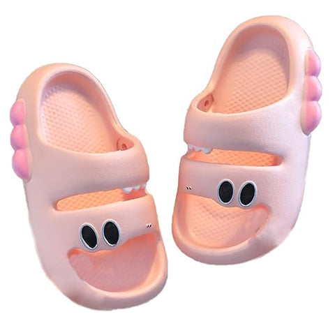 Cute Froggy Cartoon Kids Open Toe Slip on Clogs Sandal Slipper Slide