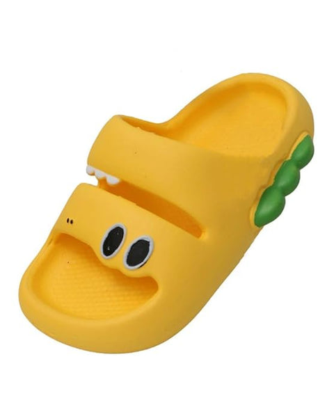 Cute Froggy Cartoon Kids Open Toe Slip on Clogs Sandal Slipper Slide