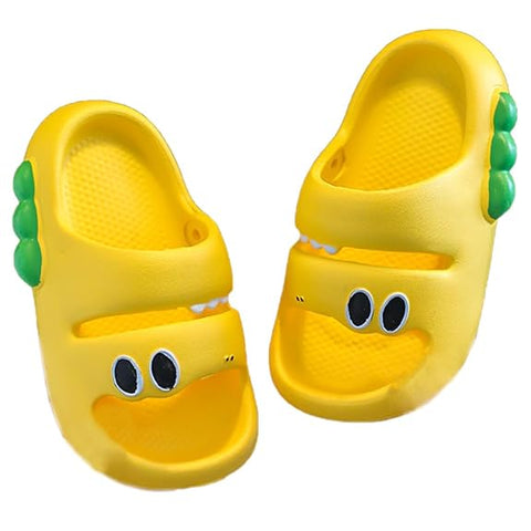 Cute Froggy Cartoon Kids Open Toe Slip on Clogs Sandal Slipper Slide