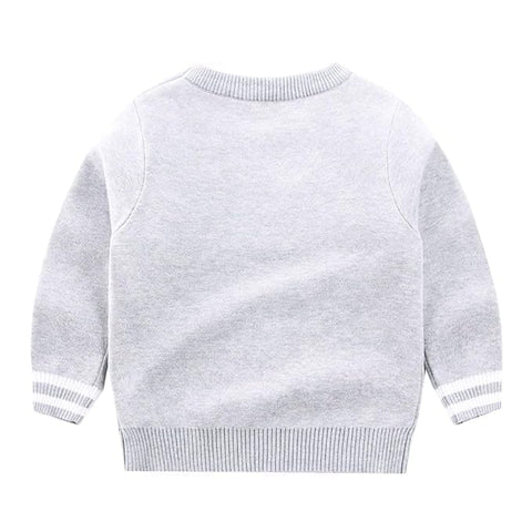 Kid's Full Sleeve Hot Chocolate Warm Woolen Winter Pullover Sweater