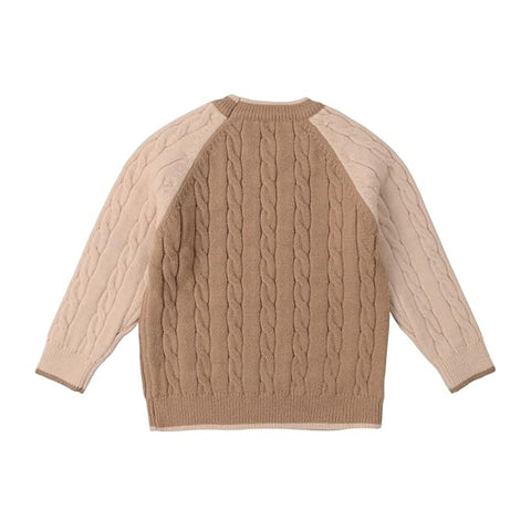 Boy's Classy Stripe Full Sleeve Warm Woollen Pullover Sweater