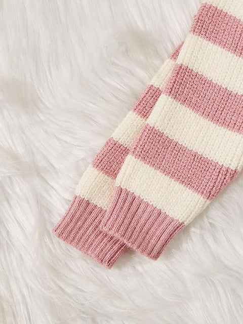 Kid's Full Sleeve Elephant Design Flat Knit Winter Woollen Sweater