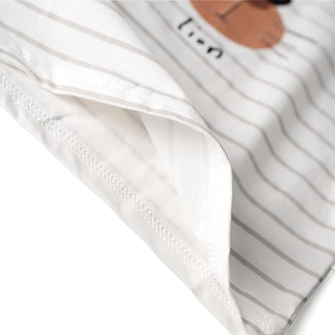 Kids Lion Dungaree Shorts with T-shirt