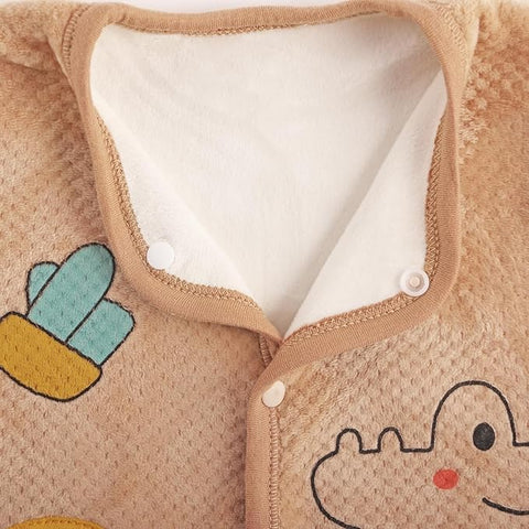 Newborn Soft Warm Winter Little Dinosaur 5 Piece Gift Set for Baby Boy & Girl