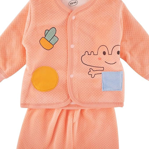 Newborn Soft Warm Winter Little Dinosaur 5 Piece Gift Set for Baby Boy & Girl