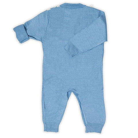 Kids Woollen Front-open Footless Winter Baby Romper