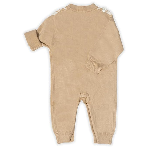 Kids Woollen Front-open Footless Winter Baby Romper