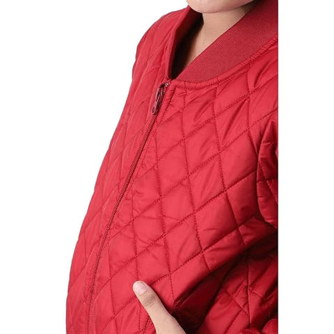 Kids Full Sleeve Winter Warm Quilted Zipper Jacket for Boys & Girls 1 to 6 Years