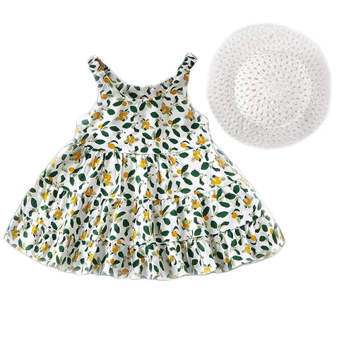 Girl's Knee Length Frock Dress