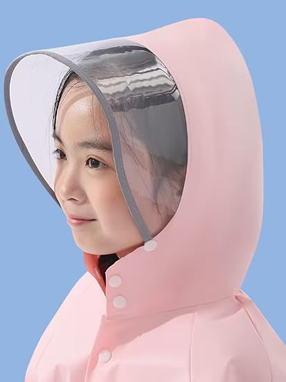 Kids Pink Bunny Raincoat