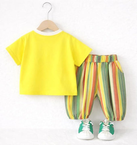 Kids  3D Fries Summer Co-Ord Set