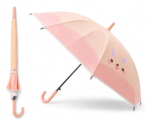 Cute Pastel Bunny Umbrella for Monsoon