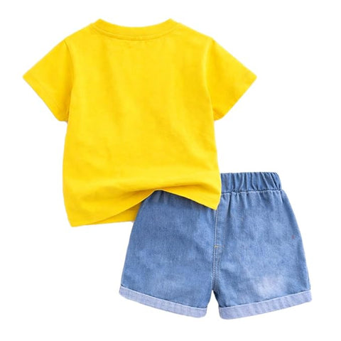 Kids 3D Fries Summer Clothing Set