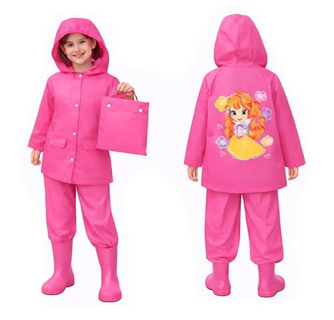 Kids Raincoat Pant Set