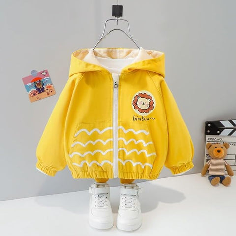Cartoon Lion 3D Patch 3-Piece Winter Party Dress for Kids