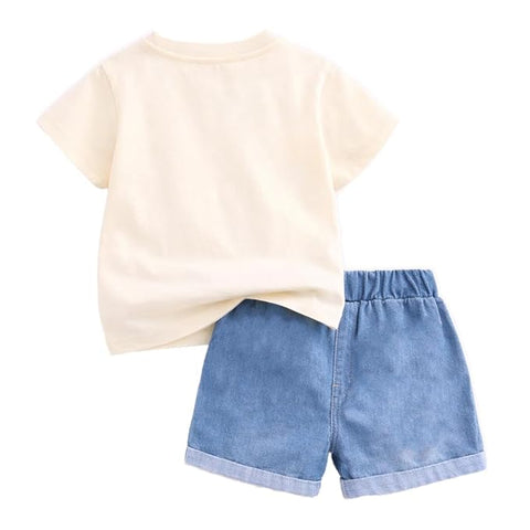 Kids 3D Fries Summer Clothing Set