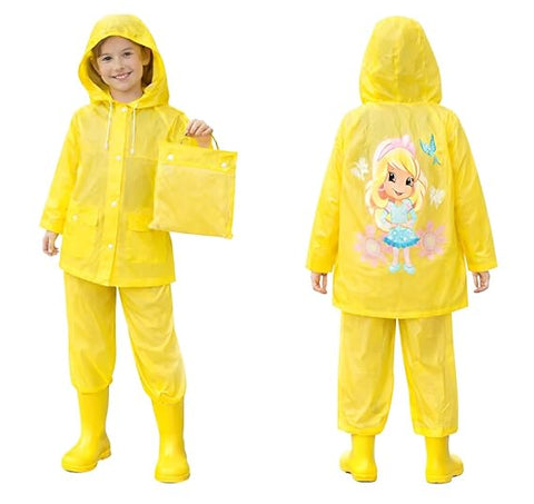 Kids Raincoat Pant Set