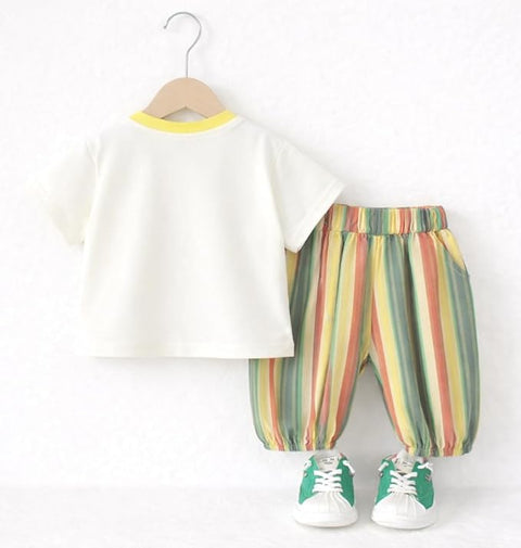 Kids  3D Fries Summer Co-Ord Set