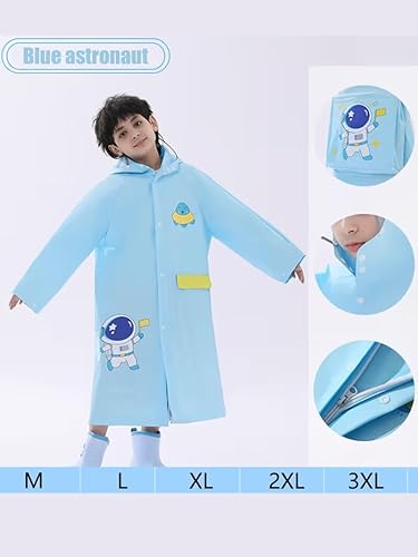 Kids Astronaut Hood Raincoat