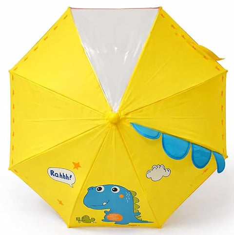 Kids 3D Dinosaur Umbrella | Easy Slide Open School Umbrella