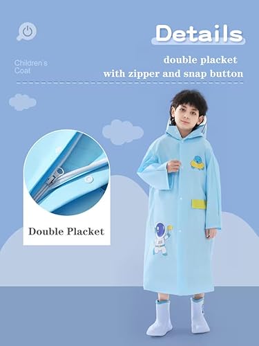 Kids Astronaut Hood Raincoat