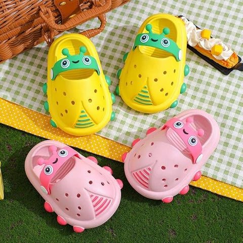Lady Bug Funky Kids Cartoon Slip on Clogs Sandal