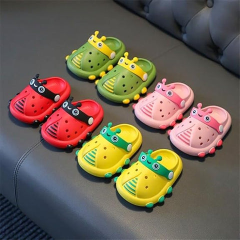 Lady Bug Funky Kids Cartoon Slip on Clogs Sandal