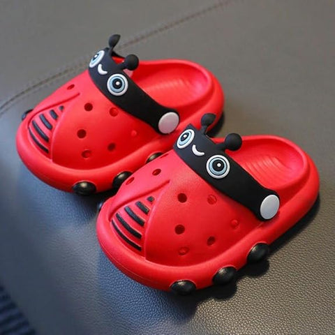 Lady Bug Funky Kids Cartoon Slip on Clogs Sandal