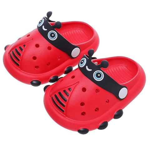 Lady Bug Funky Kids Cartoon Slip on Clogs Sandal