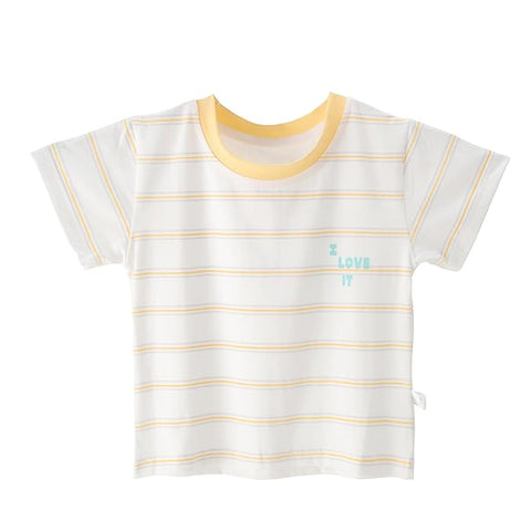 Kids Cartoon Ice-cream T-Shirt & Dungaree Shorts