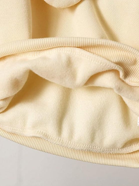 Kids Fleece Lined Winter Sweatshirt, Joggers & Muffler Set
