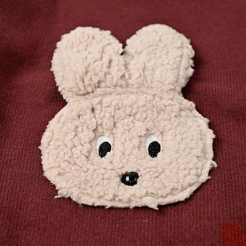 Kids Cute Bunny Soft Knit Winter Woolen Sweater Pullover